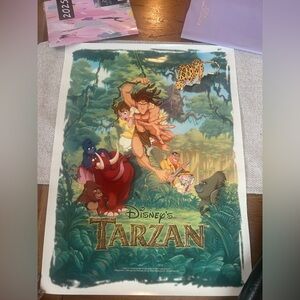 Disney Tarzan Poster with Jungle Adventure